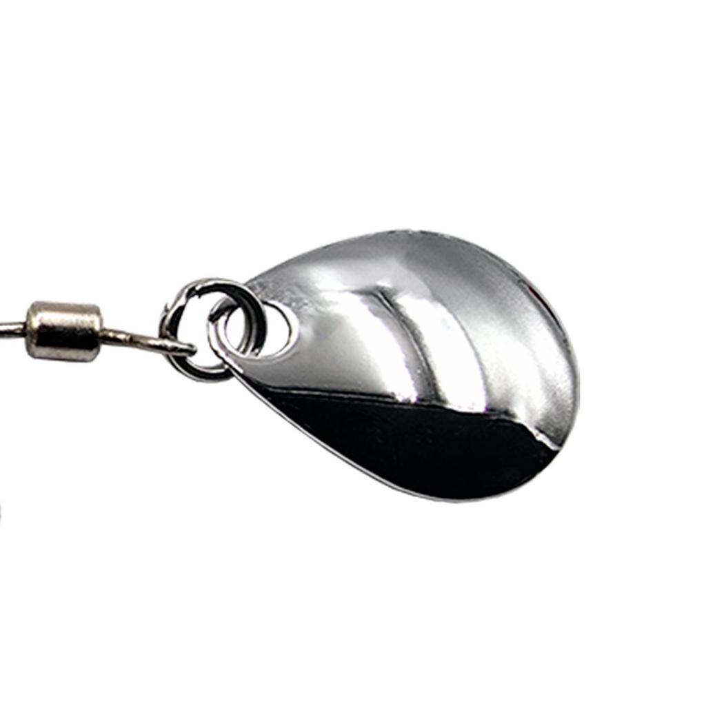 Isca Artificial Little Spin Colher Redonda Pequena 3cm 10g Cromada - Yara Cor 55