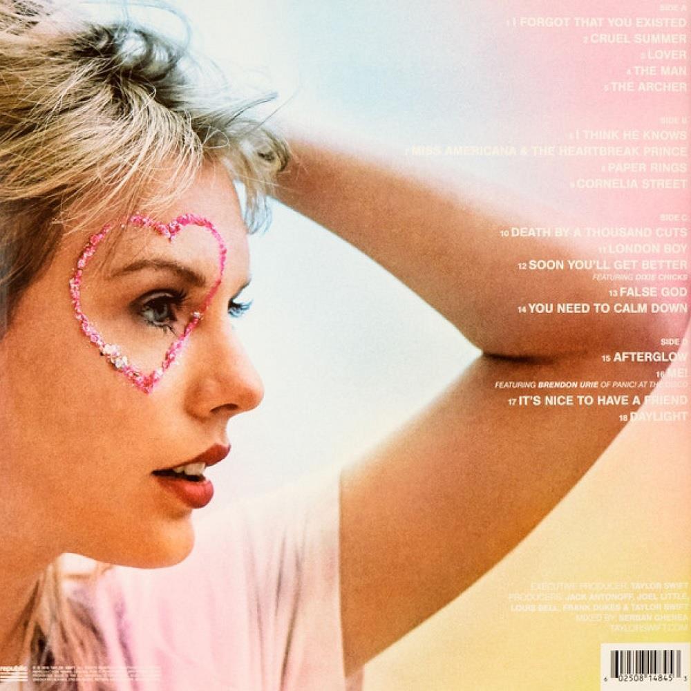 Vinil Taylor Swift - Lover (pink And Blue Coloured 2LP) - Importado