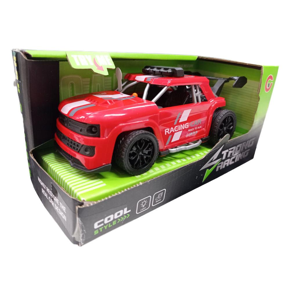Carrinho De Fricção Com Luz E Som - Racing Car - Strong Racing - Yes Toys