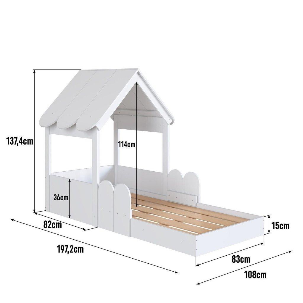 Cama Infantil Montessoriana Com Casinha Infanto Branco