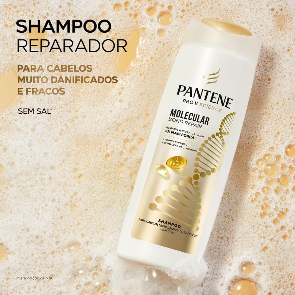 Kit Shampoo 300ml + Condicionador 150ml Pantene Pro-v Science Molecular Bond Repair