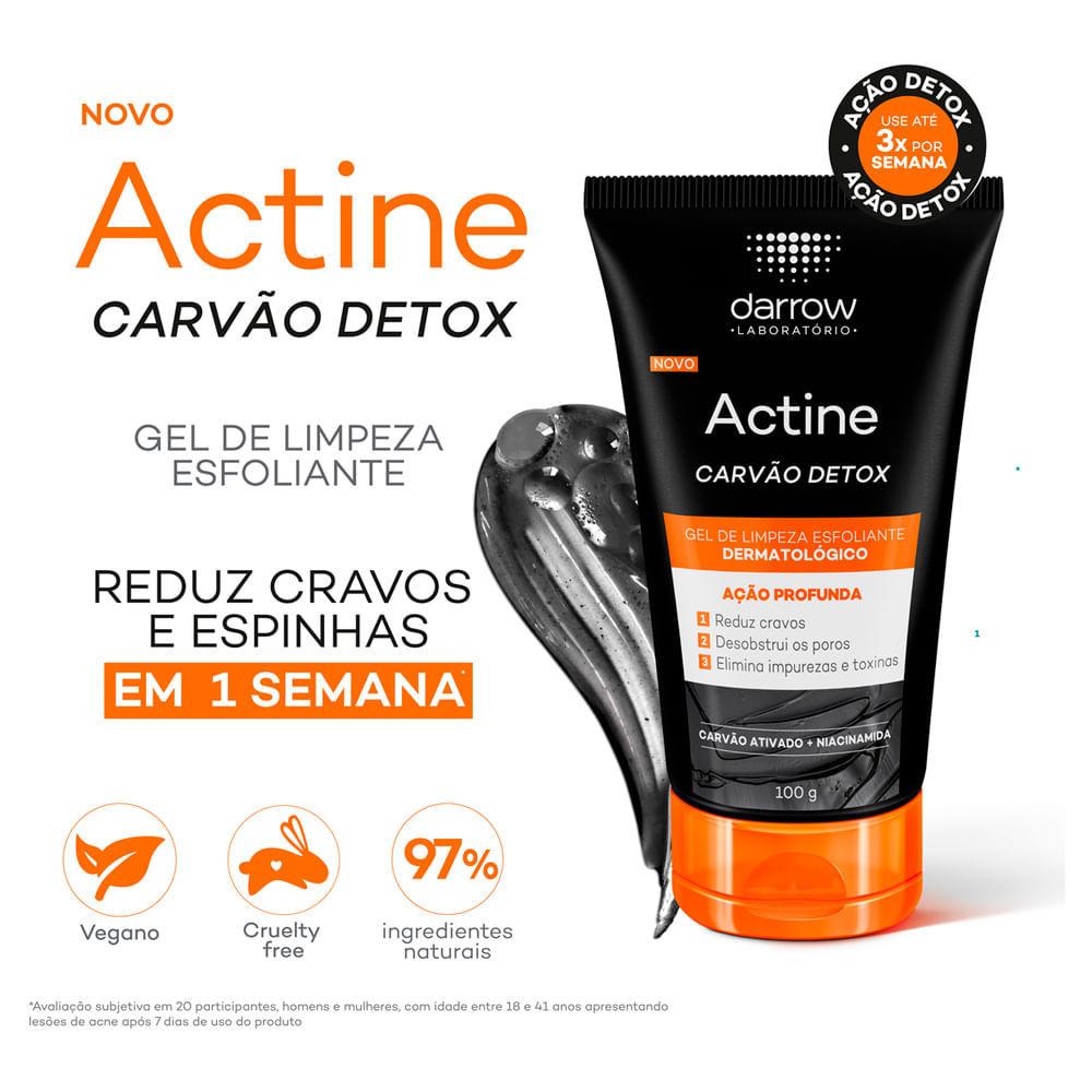 Gel De Limpeza Esfoliante Actine Carvão Detox Darrow 100g