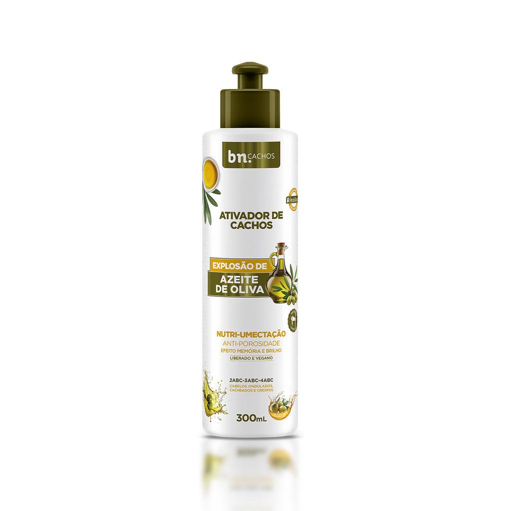 Kit Creme De Pentear Explosão De Azeite De Oliva + Ativador Bn.cachos