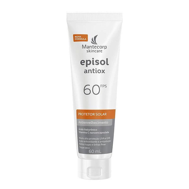 Protetor Solar Facial Episol Antiox Fps60 Sem Cor 60ml
