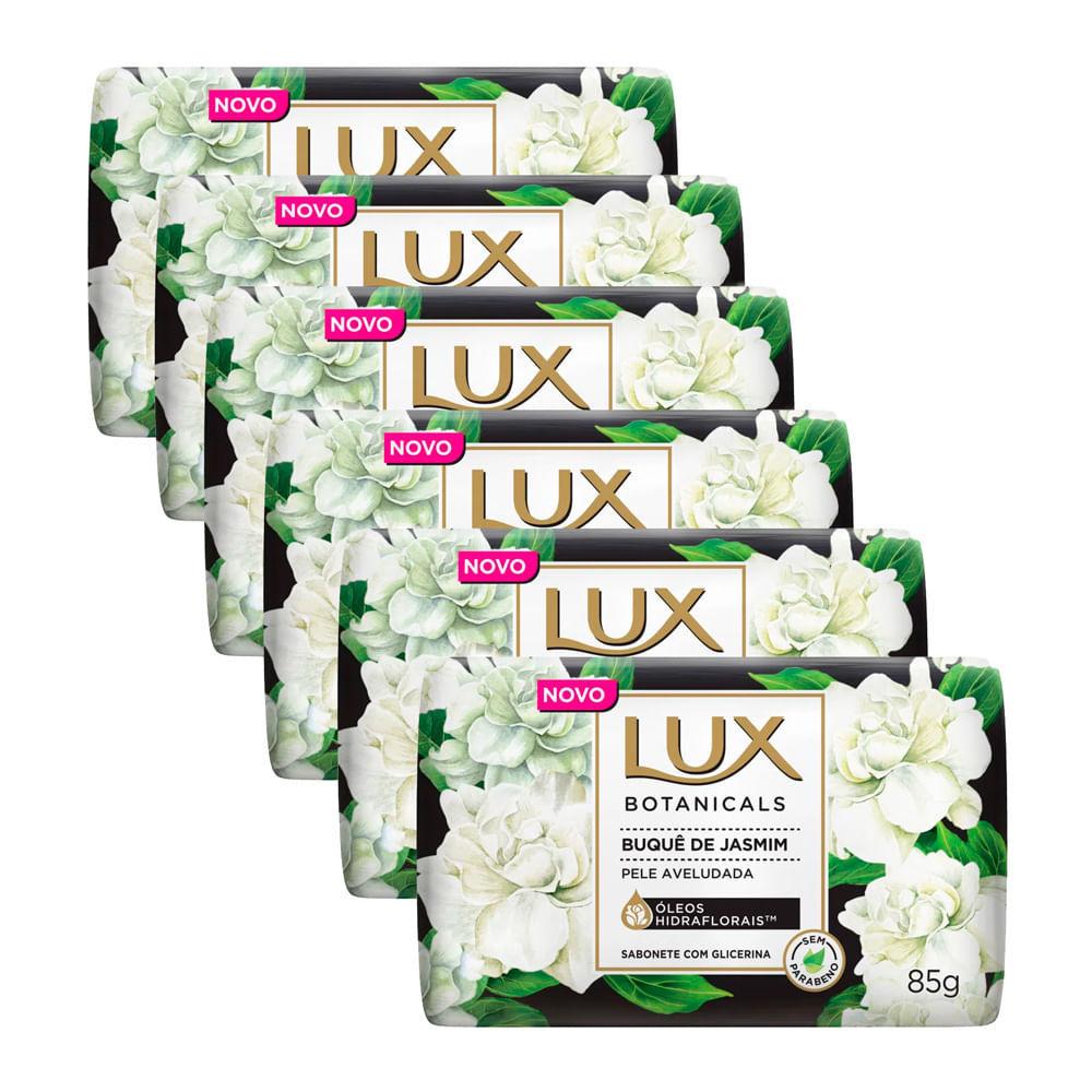 Kit 6 Sabonete Em Barra Lux Botanicals Buquê De Jasmim 85g