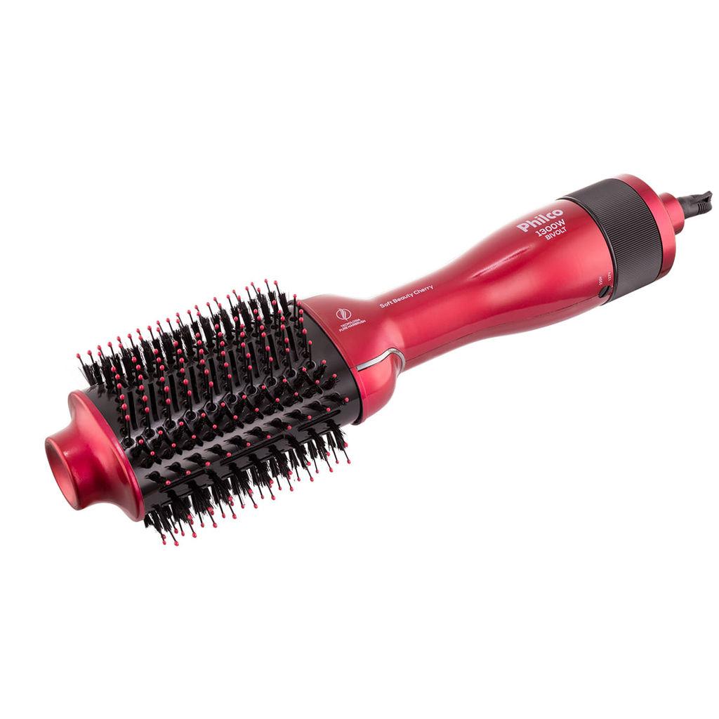 Escova Secadora Philco 4 Em 1 Bivolt Soft Beauty Cherry