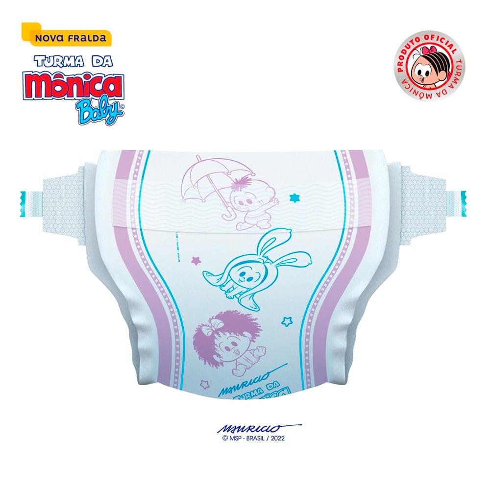 Fralda Turma Da Mônica Baby Mega Tamanho G 44 Unidades Descartáveis
