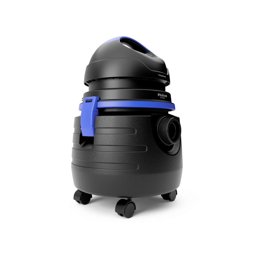 Aspirador De Água E Pó Philco 20 Litros Preto E Azul Pas80 220 Volts