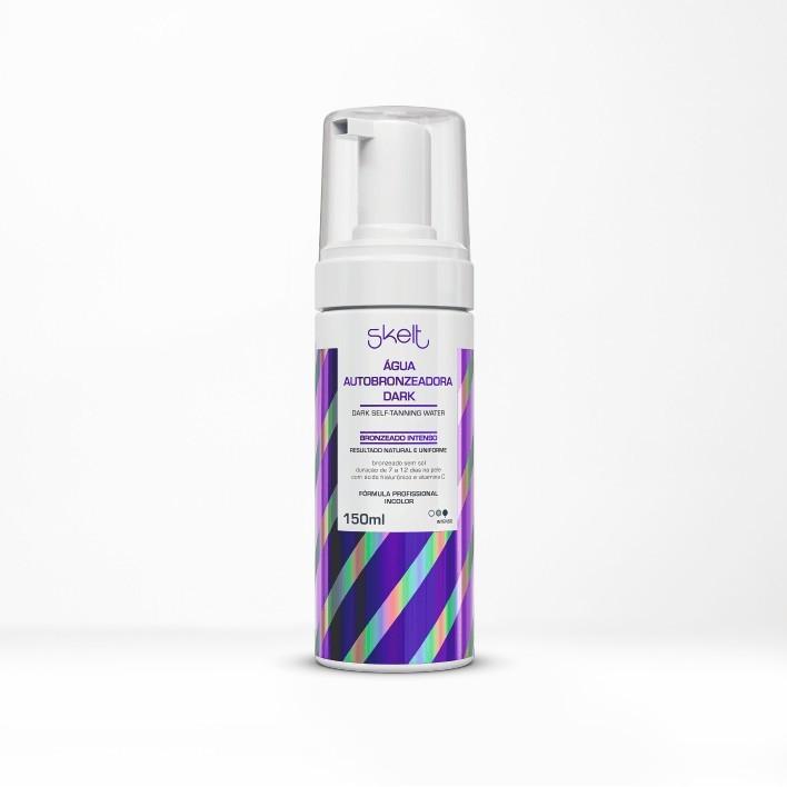 Água Autobronzeadora Dark 150ml - Skelt