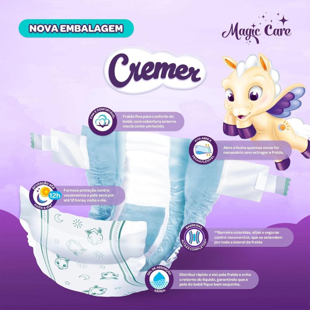 Fralda Descartável Cremer Magic Care Hiper Xxg 40 Tiras