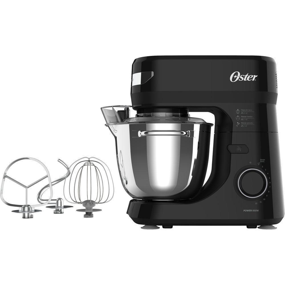 Batedeira Planetária Oster 4L 850W Preto/inox 220V Obat641-220