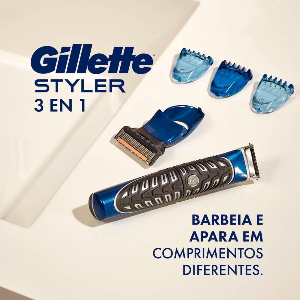 Barbeador Elétrico Gillette Styler 3 Em 1