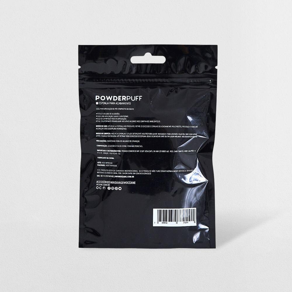 Esponja De Maquiagem Para Acabamento Rosa - Powder Puff