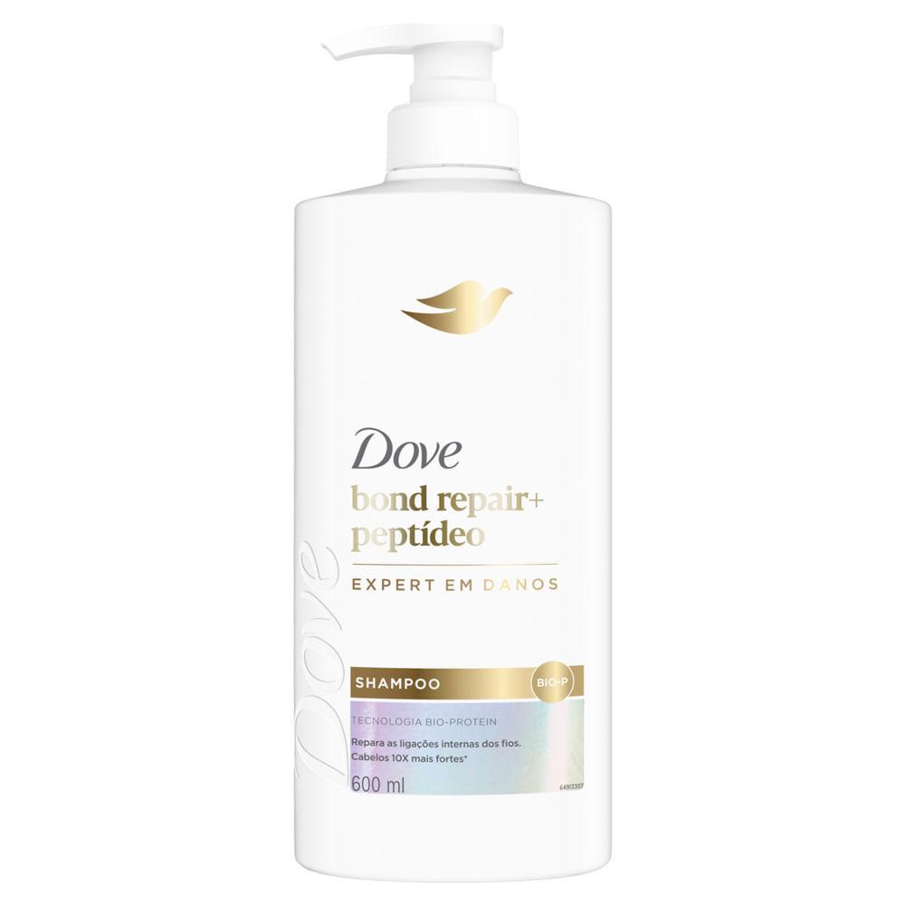 Shampoo Dove Bond Repair E Peptídeo Expert Em Danos 600ml