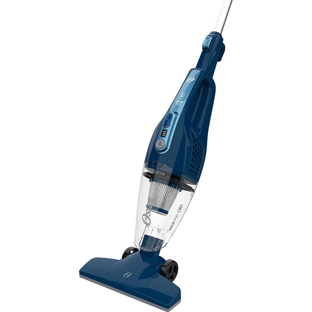 Aspirador De Pó Vertical Sem Fio Oster Blue 3 Em 1