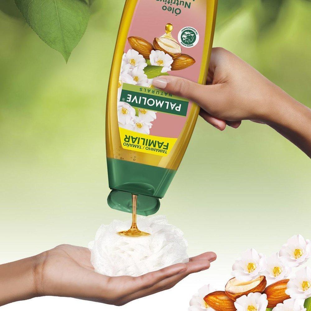 Sabonete Líquido Para Corpo Palmolive Naturals Camélia E Óleo De Amendoas 650ml