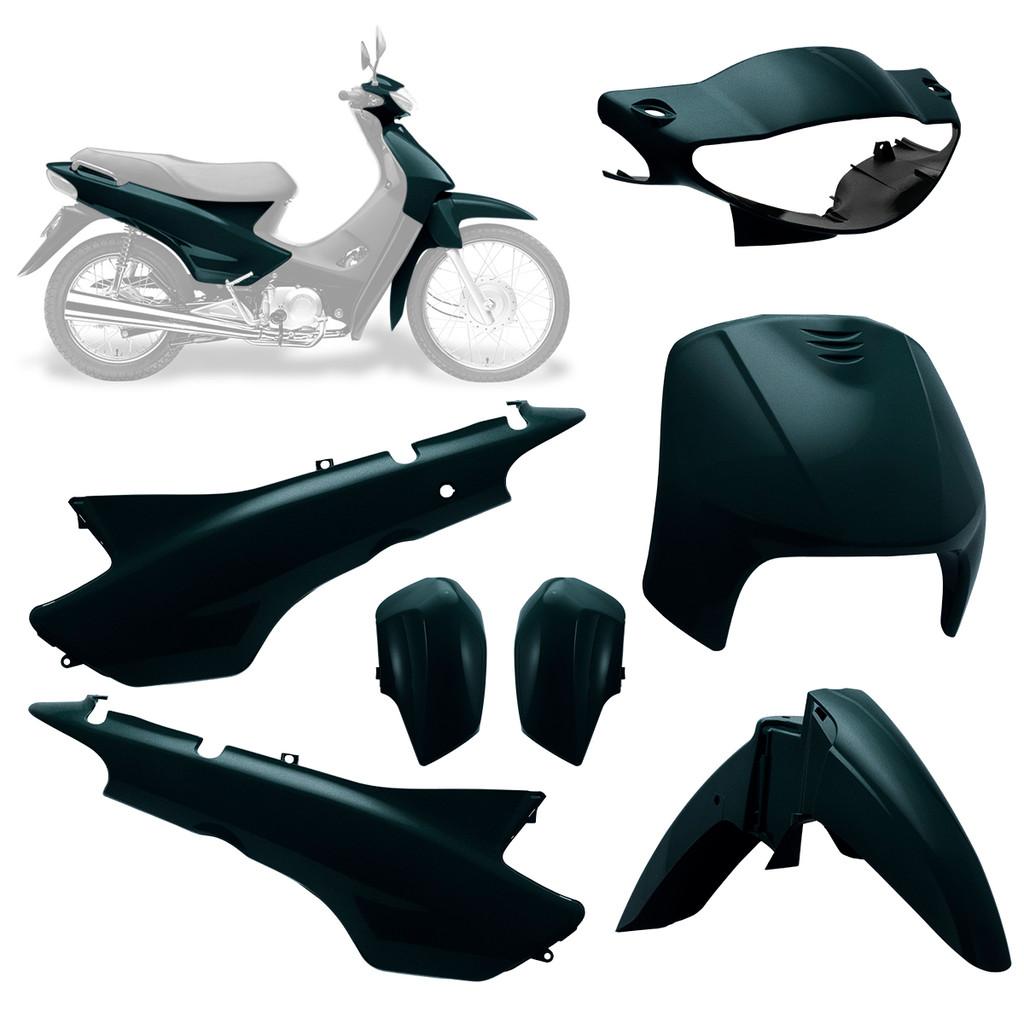 Kit Carenagem 5 Peças PRO Tork Moto Compativel Biz 100 1998 1999 2000 2001 2002 2003 2004