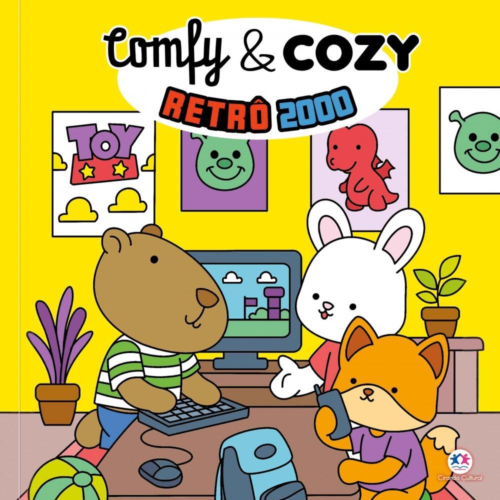 Livro Comfy And Cozy - Retrô