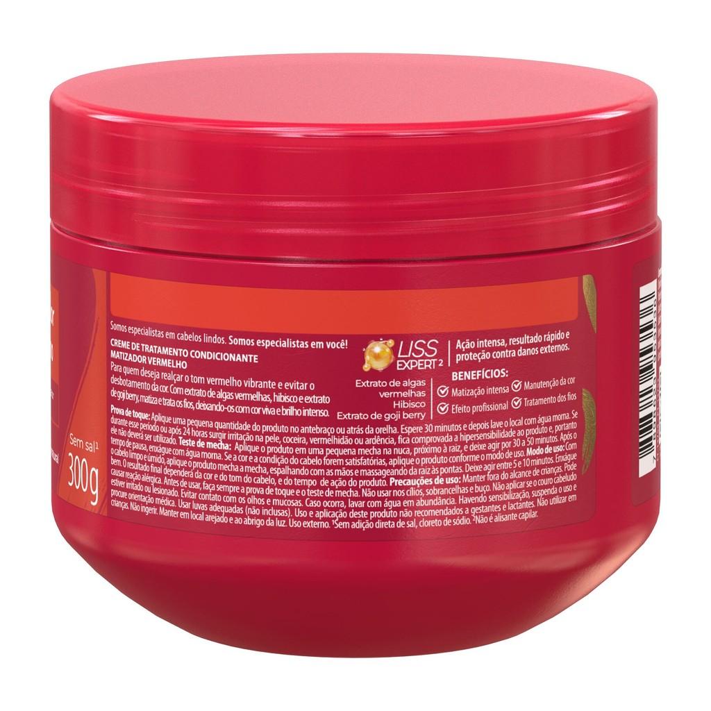 Máscara Meu Liso Matizador Vermelho Salon Line 300g