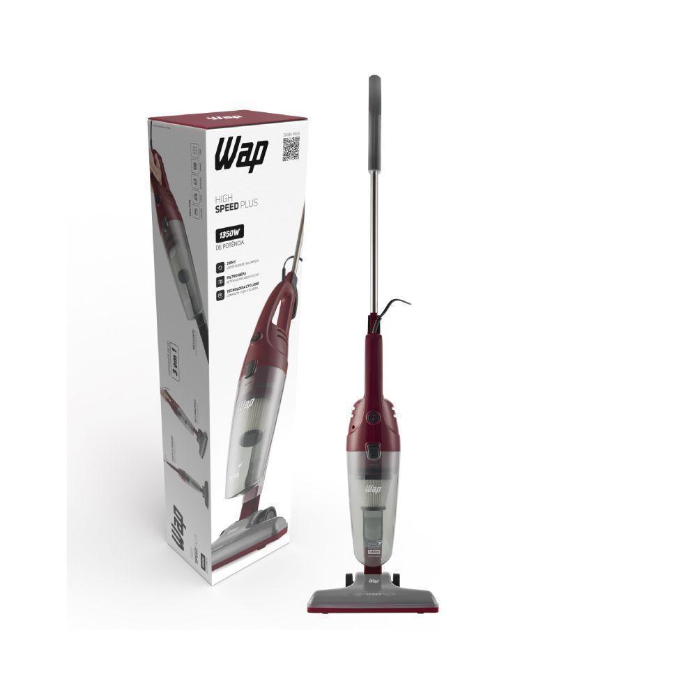 Aspirador De Pó Wap High Speed PLUS 3 Em 1 1350w Vermelho 220V