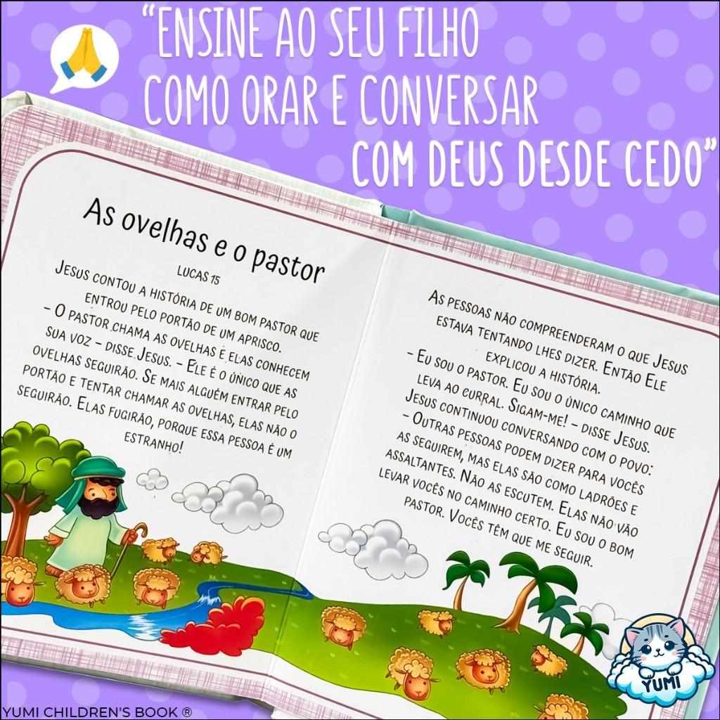 Livro Animais Da Bíblia Infantil Criança Menino Menina Colecionável Almofadado Folhas Duras Premium