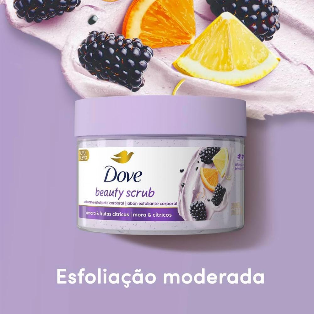 Esfoliante Corporal Dove Beauty Scrub Amora Frutas Cítricas 280g