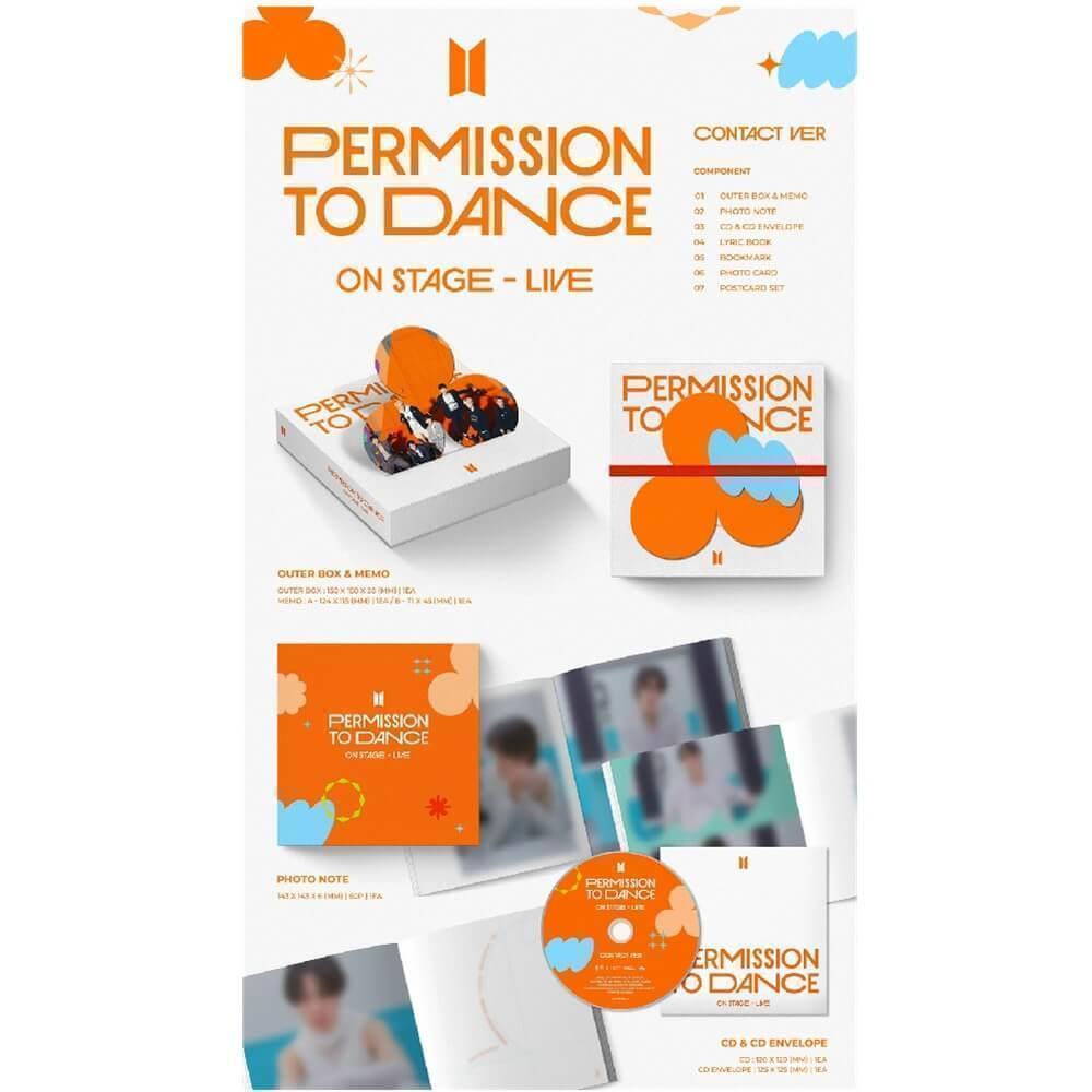 Cd Bts - Permission To Dance On Stage - Live (contact Vers.) - Importado