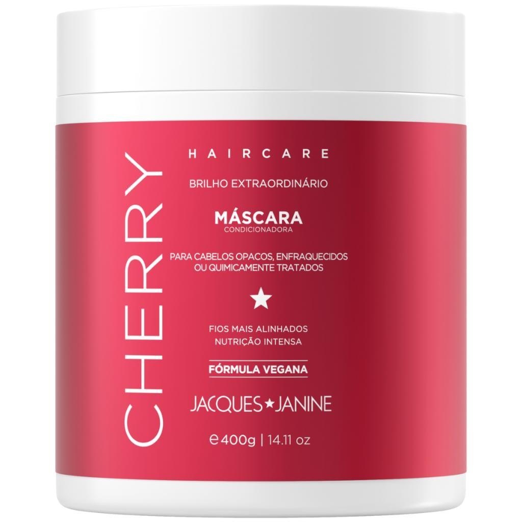 Jacques Janine Máscara Hair Care Cherry Cereja Brilho Extraordinário 400g