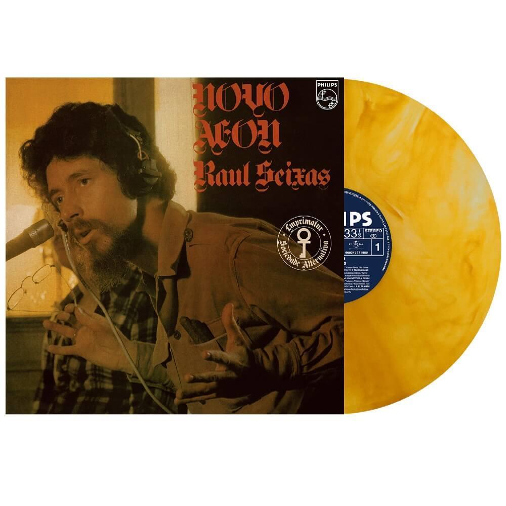 Vinil Raul Seixas - Novo Aeon (lp Dourado Translúcido Esfumaçado Metalizado)