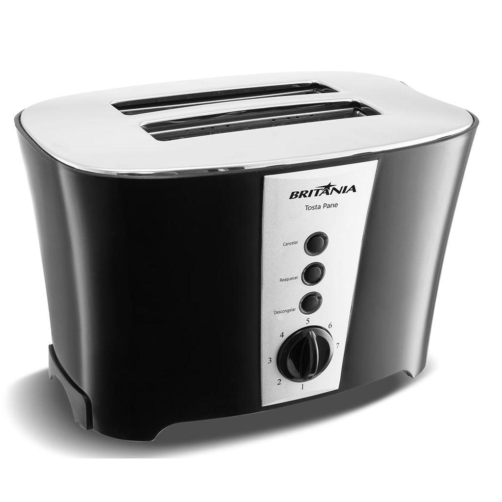 Torradeira Britânia Tosta Pane 3 Em 1 Inox 7 Níveis 850W
