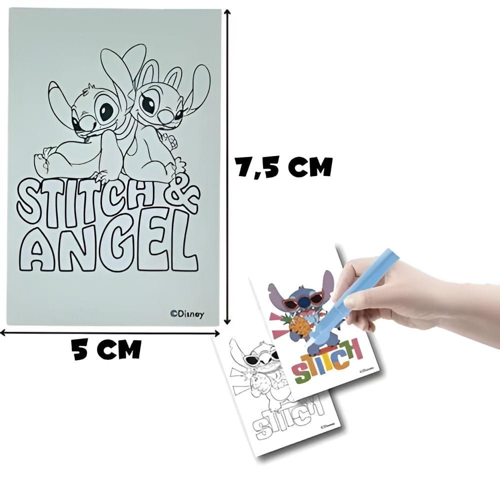 Maleta Com Jogo Da Memória De Pintar - Stitch - Disney - Toyng