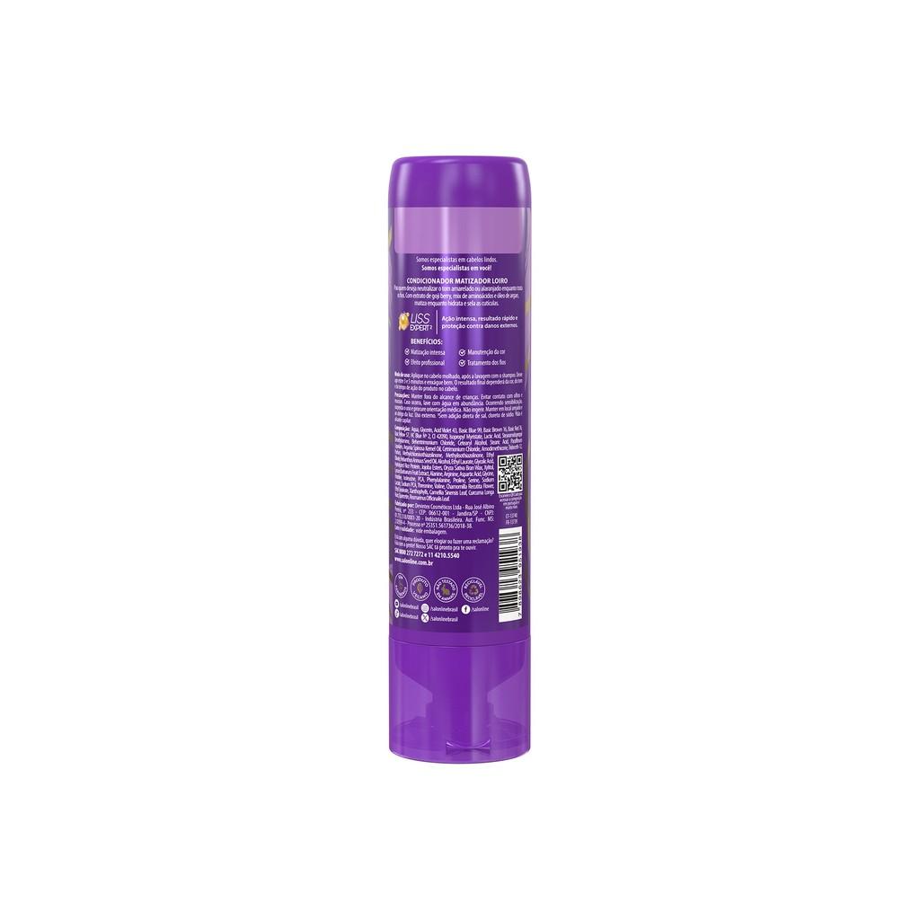 Condicionador Meu Liso Matizador Loiro Salon Line 300ml