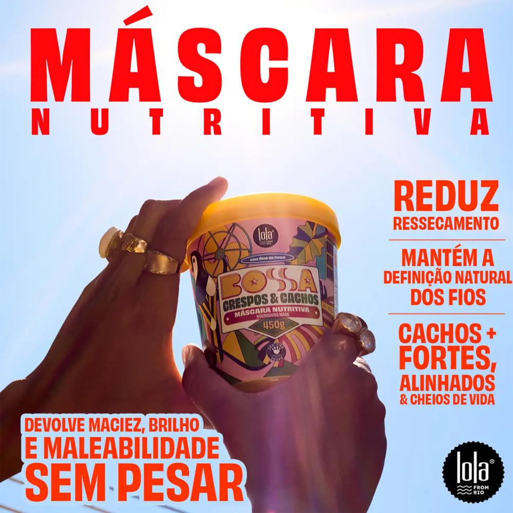 Máscara Nutritiva Lola Bossa Crespos E Cachos 450g