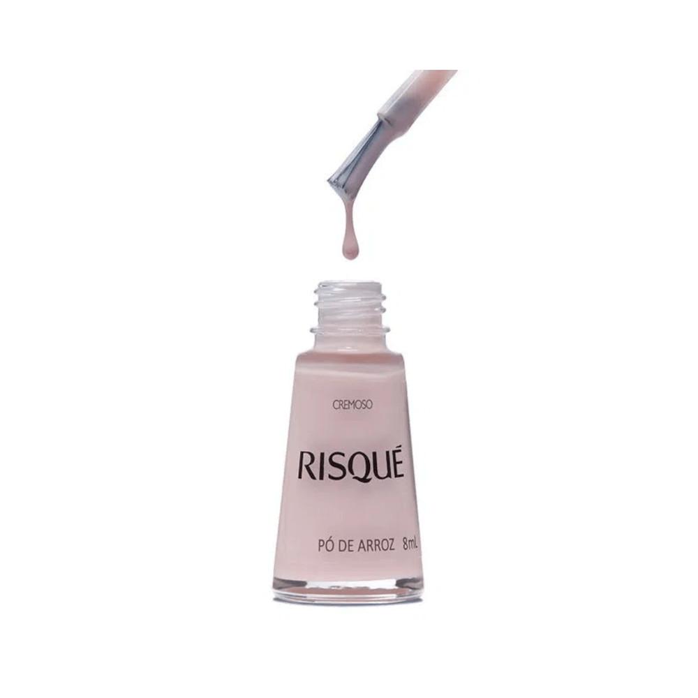 Esmalte Risqué Nudes Cremoso Pó De Arroz