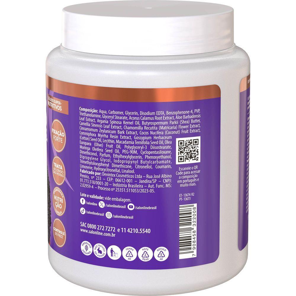 Creme De Pentear Salon Line Sos Super Óleos 1kg