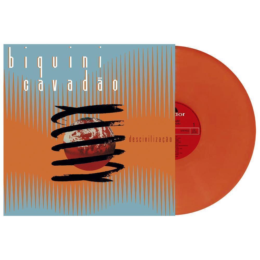 Vinil Biquini Cavadão - Descivilização (1991/Vermelho Translúcido)