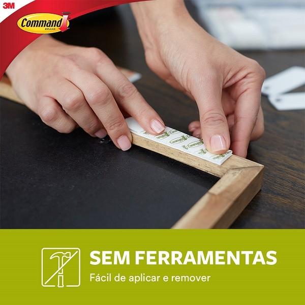 Fixa Quadros Adesivo Command Medio Ate 2KG 2 Unidades 3M
