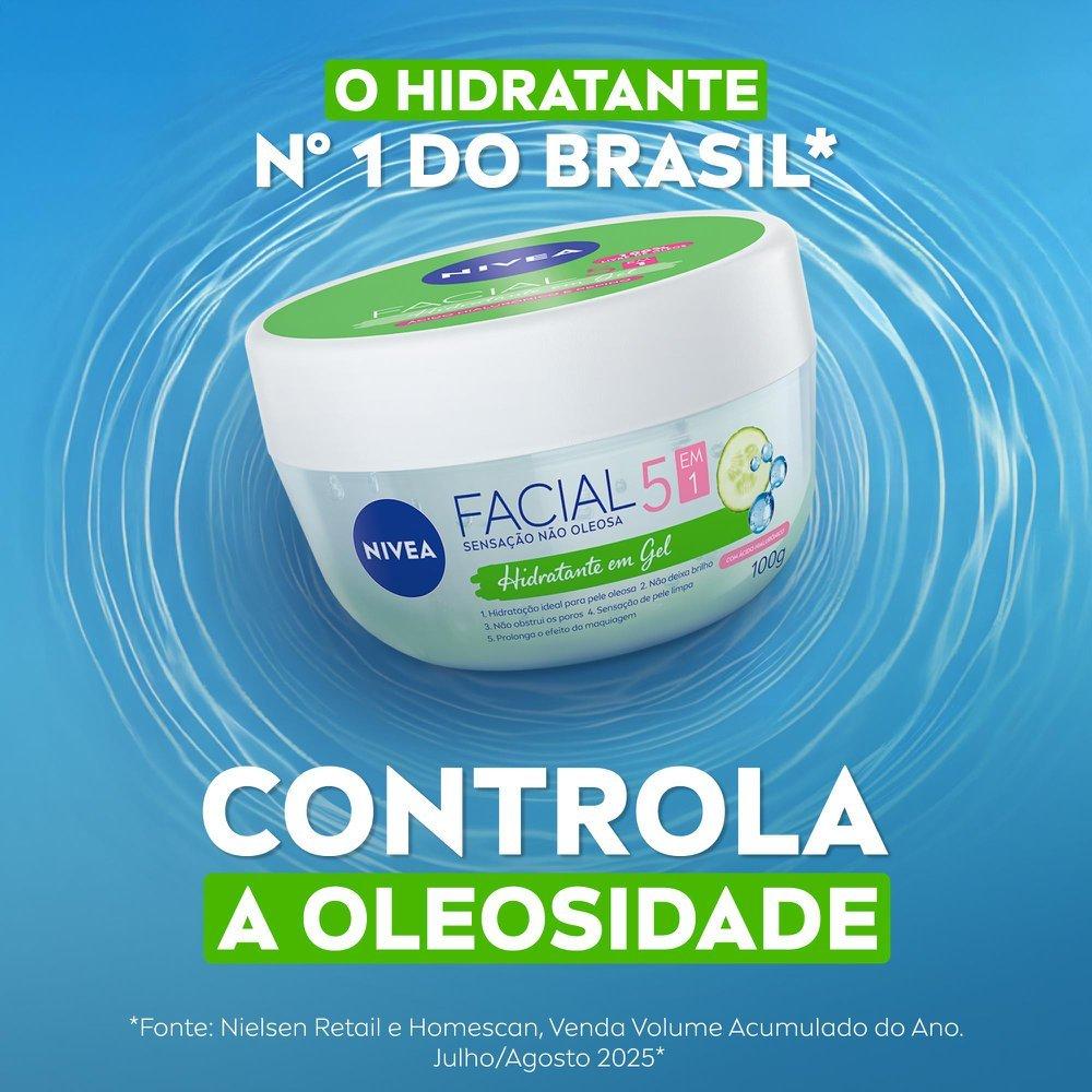 Hidratante Facial Em Gel 7 Em 1 Nivea Ultraleve 100g