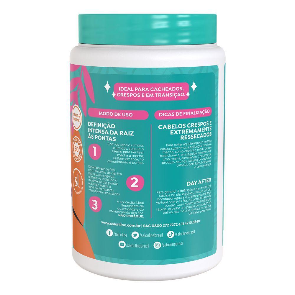 Creme Para Pentear Salon Line Definição Máxima Liberado 1kg