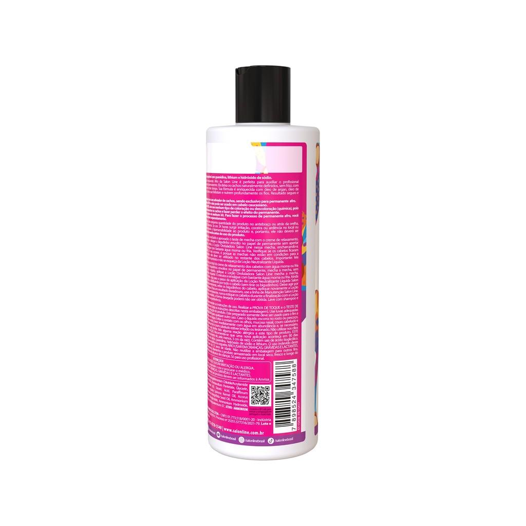 Loção Onduladora Permanente Afro Salon Line 500ml