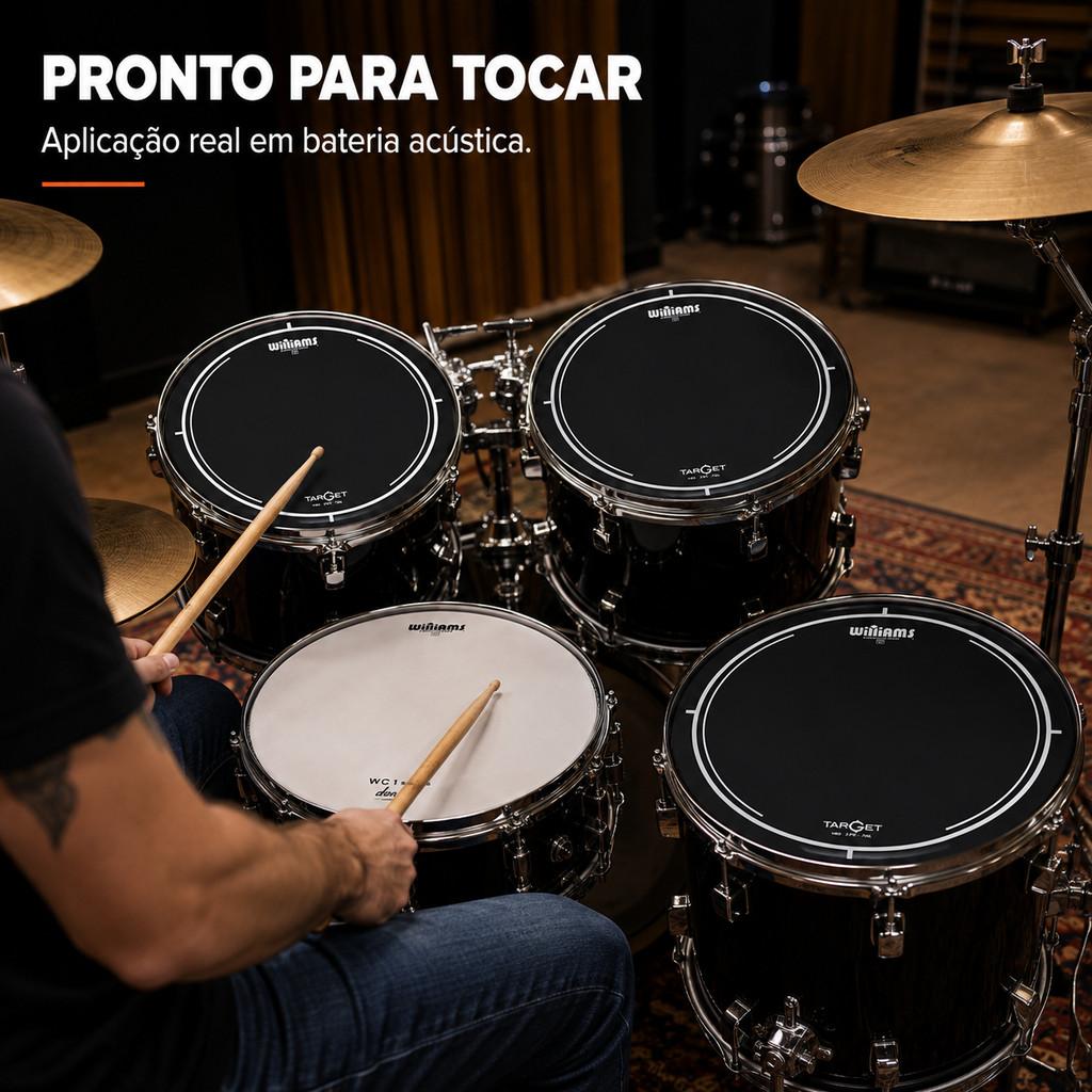 Kit Peles Williams Target Tom Pack 10 12 16 Preta Caixa 14