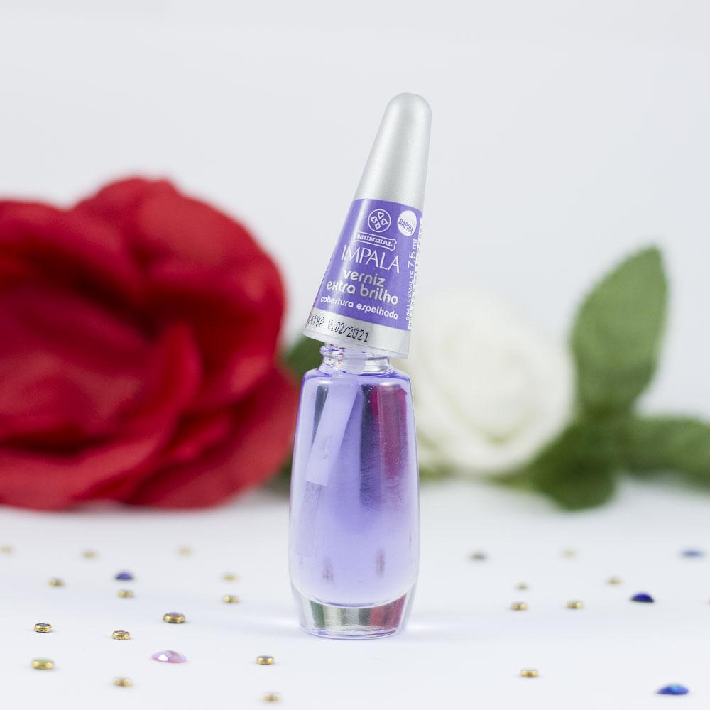 Esmalte Impala Cuidados Especiais Verniz Extra Brilho Cobertura Espelhada