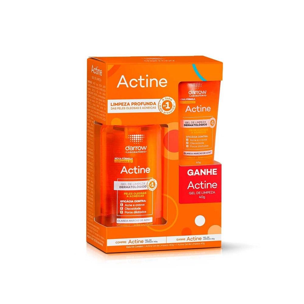 Kit Gel De Limpeza Actine 140g + 40g