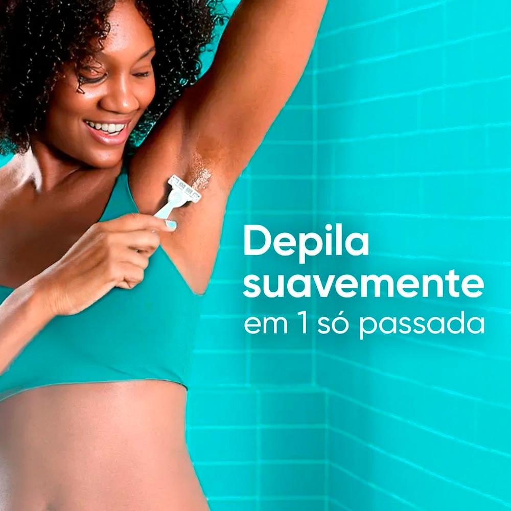 Aparelho De Depilar Gillette Venus Pele Sensível Com Aloe Vera 1 Cabo E 3 Cargas Refis