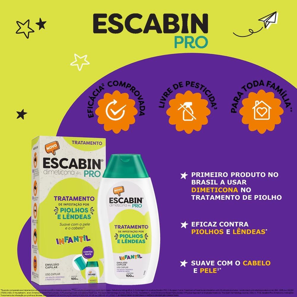 Escabin 4 PRO Emulsão Capilar 100ml