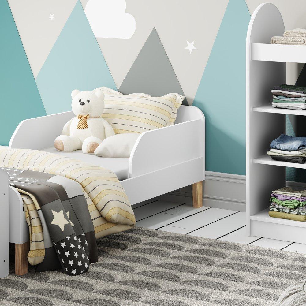 Mini Cama Infantil Montessori Branco