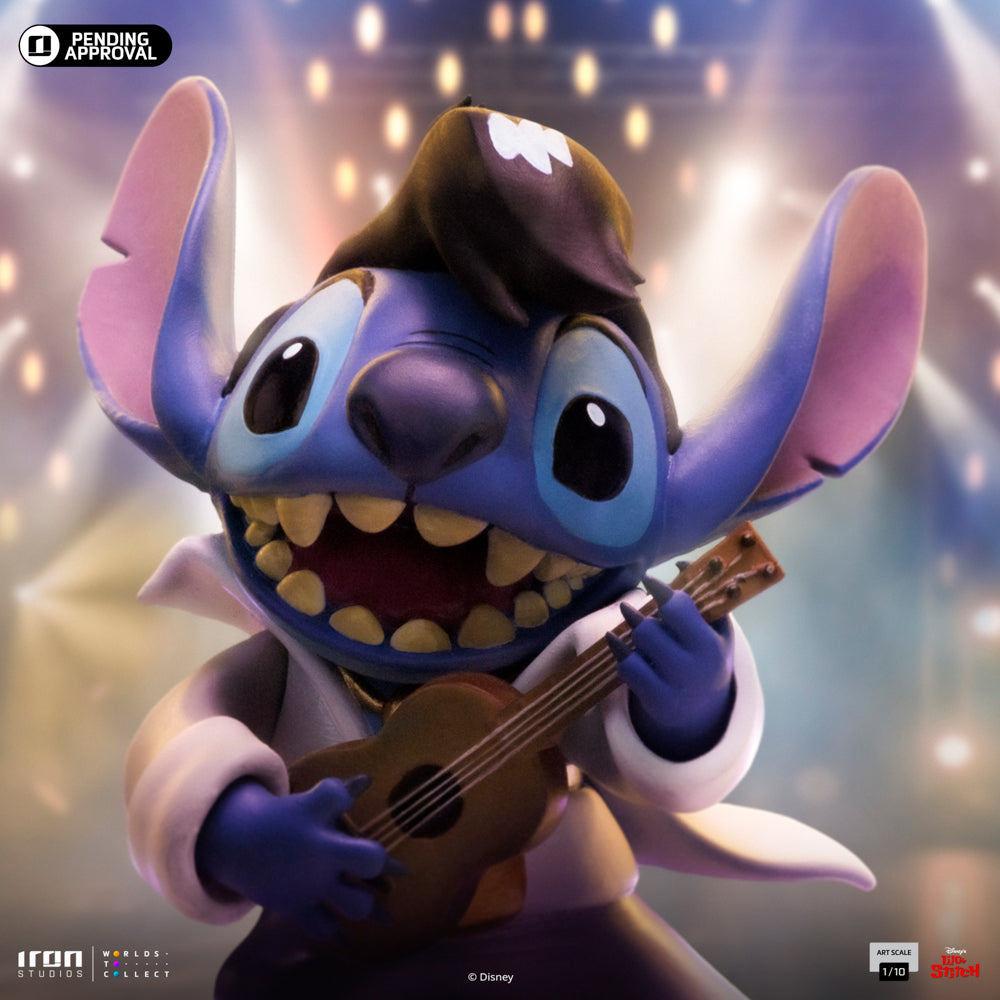 Estátua Stitch Rei Do Rock - Disney Classics - Art Scale 1/10 - Iron Studios