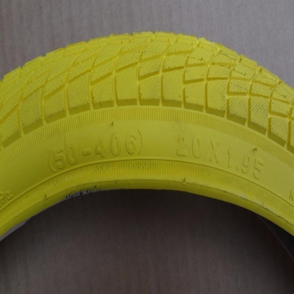 Pneu Colorido Aro 20 Caloi Cross Extra Freestyle Nylon Bmx