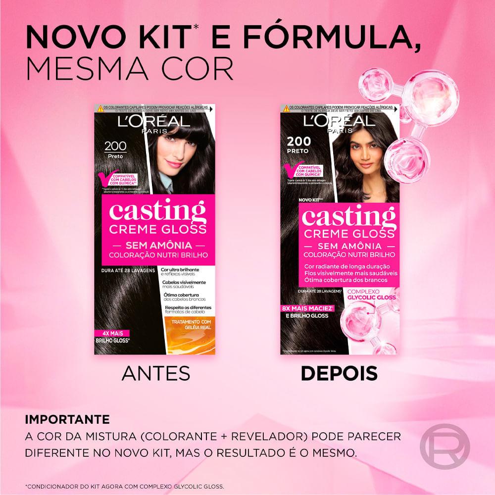Tintura Casting Creme Gloss Preto 200