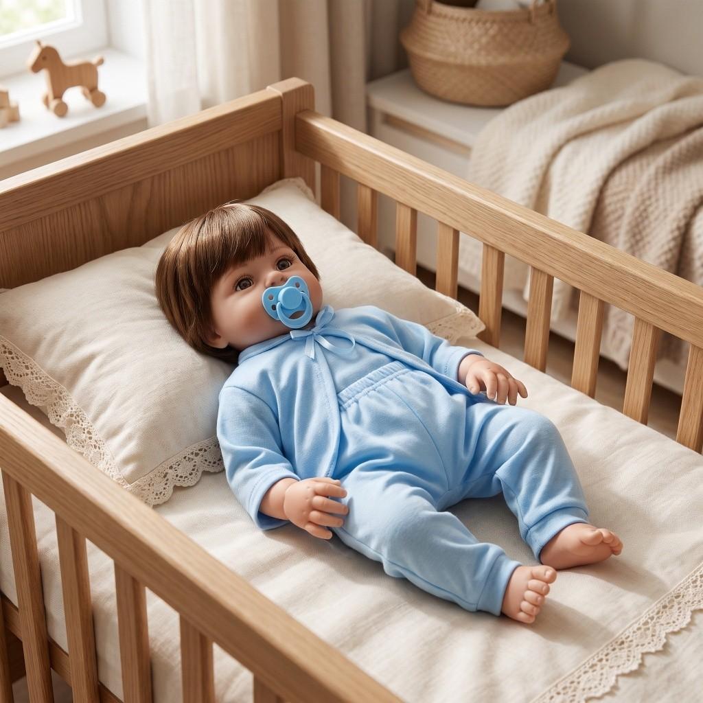 Boneco Bebê Reborn Menino Realista Original Luxo Nova De Silicone Pode Dar Banho